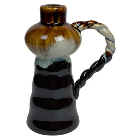 Kandelaar met oor multi 13.3x8.2x18cm | Mansion Atmosphere