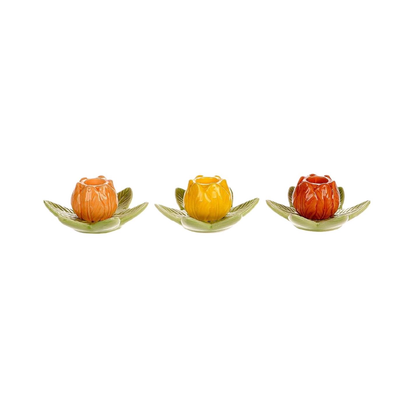 Kandelaar tulp 10x9x5cm | HBX natural living