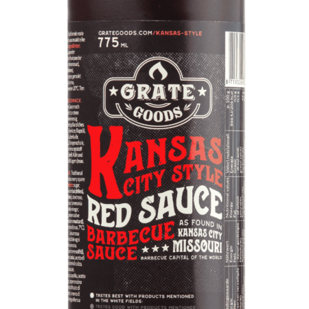 Kansas City Red Barbecue Sauce - 265ml - Klassieke Dikke en Zoete Saus | GRATE GOODS
