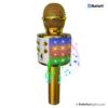 Karaoke mic luidspreker goud | PartyFun Lights