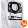 Karcher Stofzuigerzak voor WD 4/5/6 (4x)