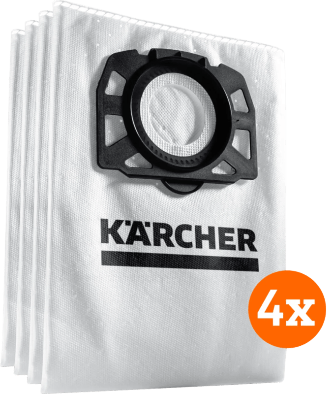 Karcher Stofzuigerzak voor WD 4/5/6 (4x)