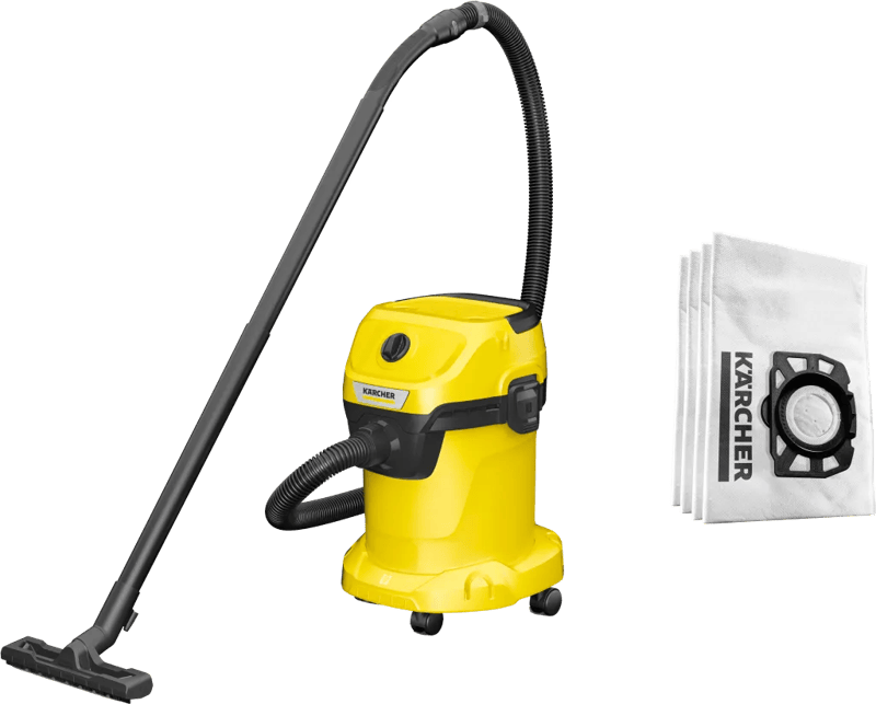 Karcher WD 3 V-17/4/20 + Karcher Stofzuigerzak voor WD 2 Plus / WD 3 (4x)