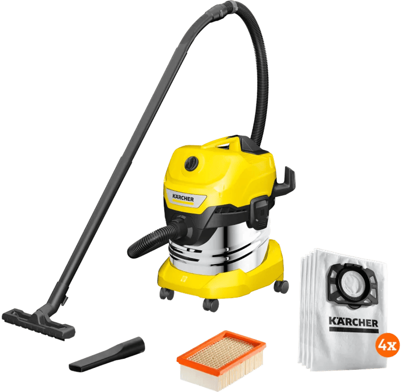 Karcher WD 5 S V-25/5/22 + stofzuigerzakken (4x)
