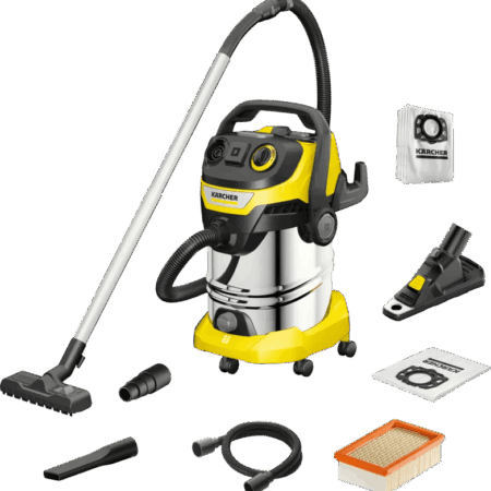 Karcher WD 6 P S V-30/6/22/T incl. boorstofopvanger + stofzuigerzakken (4x)
