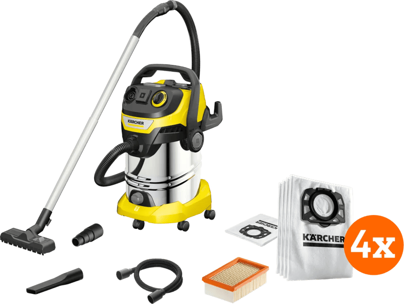 Karcher WD 6 P S V-30/6/22/T + stofzuigerzakken (4x)