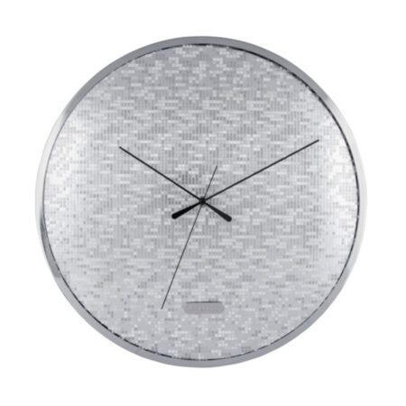 Karlsson Disco Wandklok - Zilver | Fiftiesstore