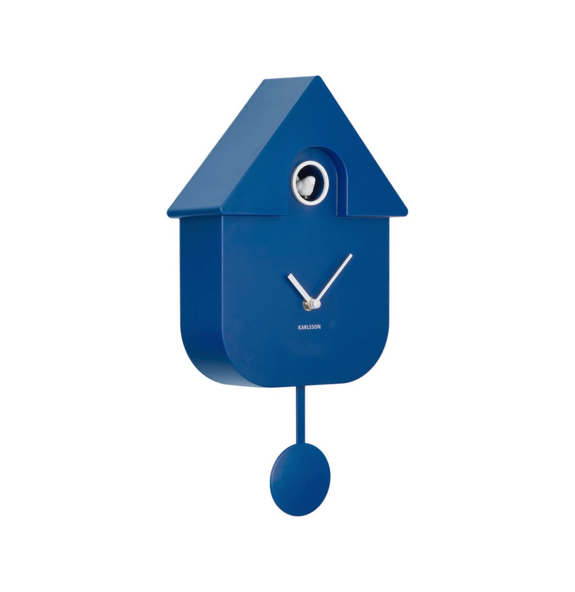 Karlsson Moderne Koekoeks Wandklok - Kobalt Blauw | Fiftiesstore