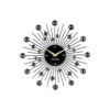 Karlsson Wand Klok Sunburst Medium 30cm - Zwart | Fiftiesstore
