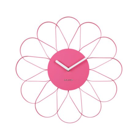 Karlsson Wandklok Arkis - Roze 40cm | Fiftiesstore