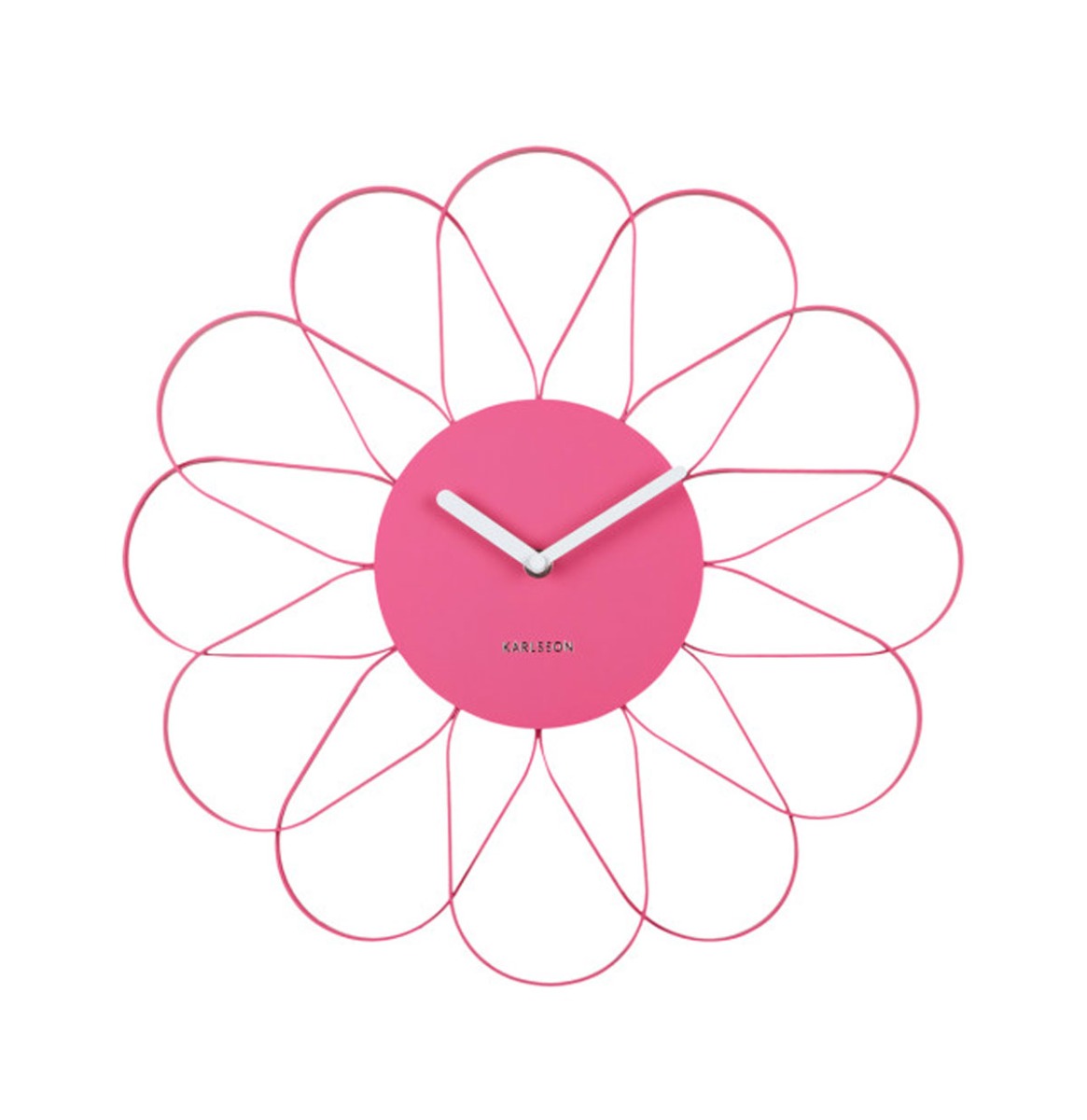 Karlsson Wandklok Arkis - Roze 40cm | Fiftiesstore