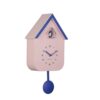 Karlsson Wandklok Dupla Color Cuckoo (Roze) Ø21.5cm | Fiftiesstore