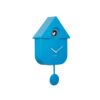 Karlsson Wandklok Modern Cuckoo - Bright Blue | Fiftiesstore