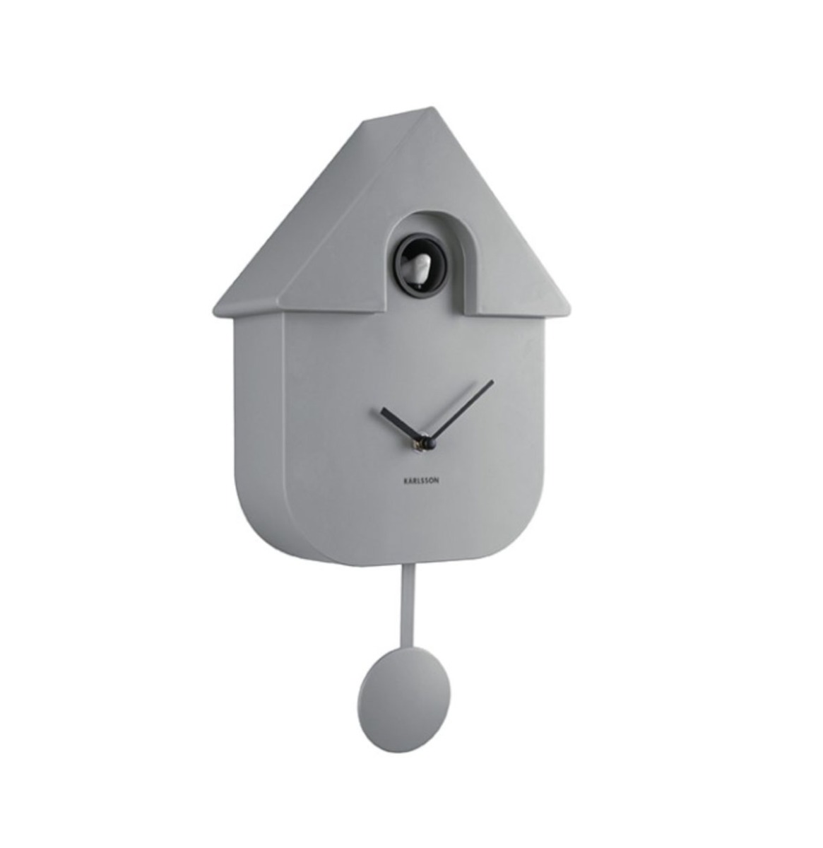 Karlsson Wandklok Modern Cuckoo - Grijs | Fiftiesstore