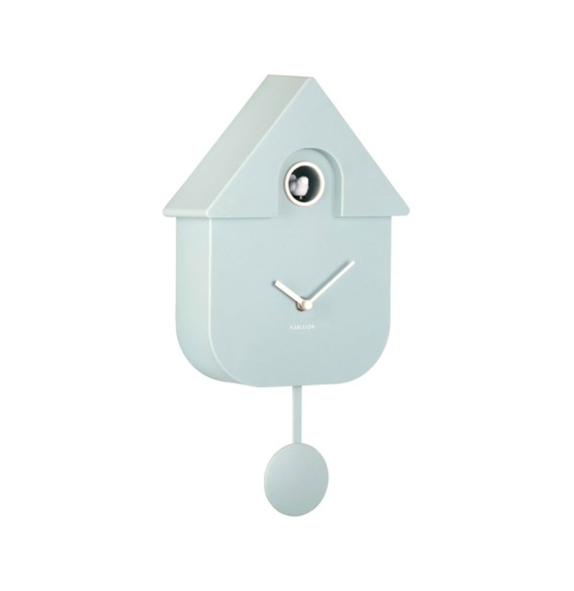 Karlsson Wandklok Modern Cuckoo - Licht Blauw | Fiftiesstore