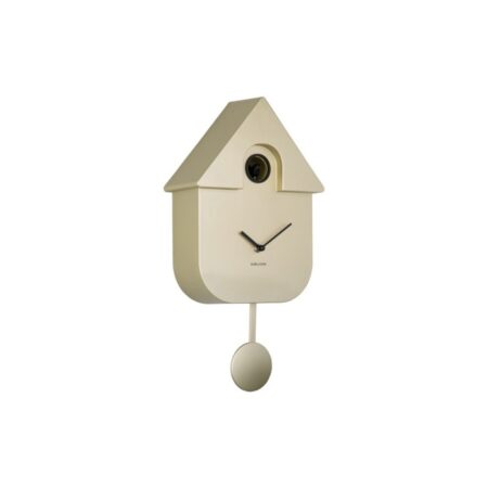 Karlsson Wandklok Modern Cuckoo - Metallic Goud | Fiftiesstore