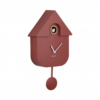 Karlsson Wandklok Modern Cuckoo - Oker Rood | Fiftiesstore