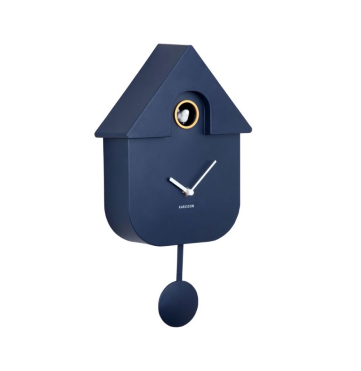Karlsson Wandklok Modern Cuckoo - Zwart | Fiftiesstore