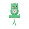 Karlsson Wandklok Uil Pendulum - Groen | Fiftiesstore