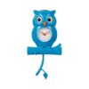 Karlsson Wandklok uil Pendulum - Blauw | Fiftiesstore