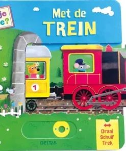 Kartonboek Ga Je Mee? - Met De Trein | Deltas