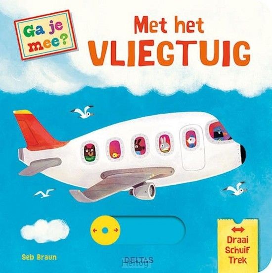 Kartonboekje Ga Je Mee? - Met Het Vliegtuig | Deltas