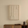 Kave Home Abstract Schilderij 'Klis' Met reliëf