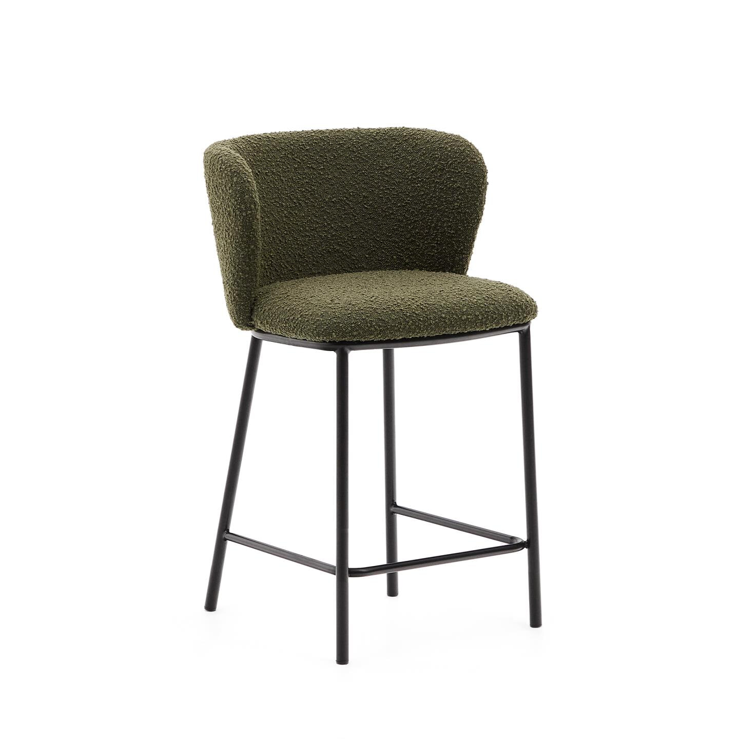 Kave Home Barkruk 'Ciselia' Bouclé