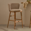 Kave Home Barkruk 'Ciselia' Chenille