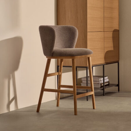 Kave Home Barkruk 'Ciselia' Chenille