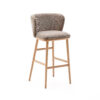 Kave Home Barkruk 'Ciselia' Chenille