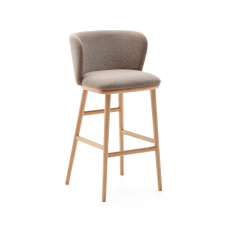 Kave Home Barkruk 'Ciselia' Chenille