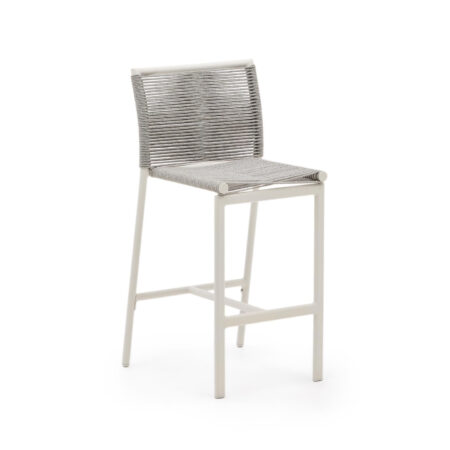 Kave Home Barkruk 'Culip' kleur Lichtgrijs (zithoogte 65cm) | Kave Home