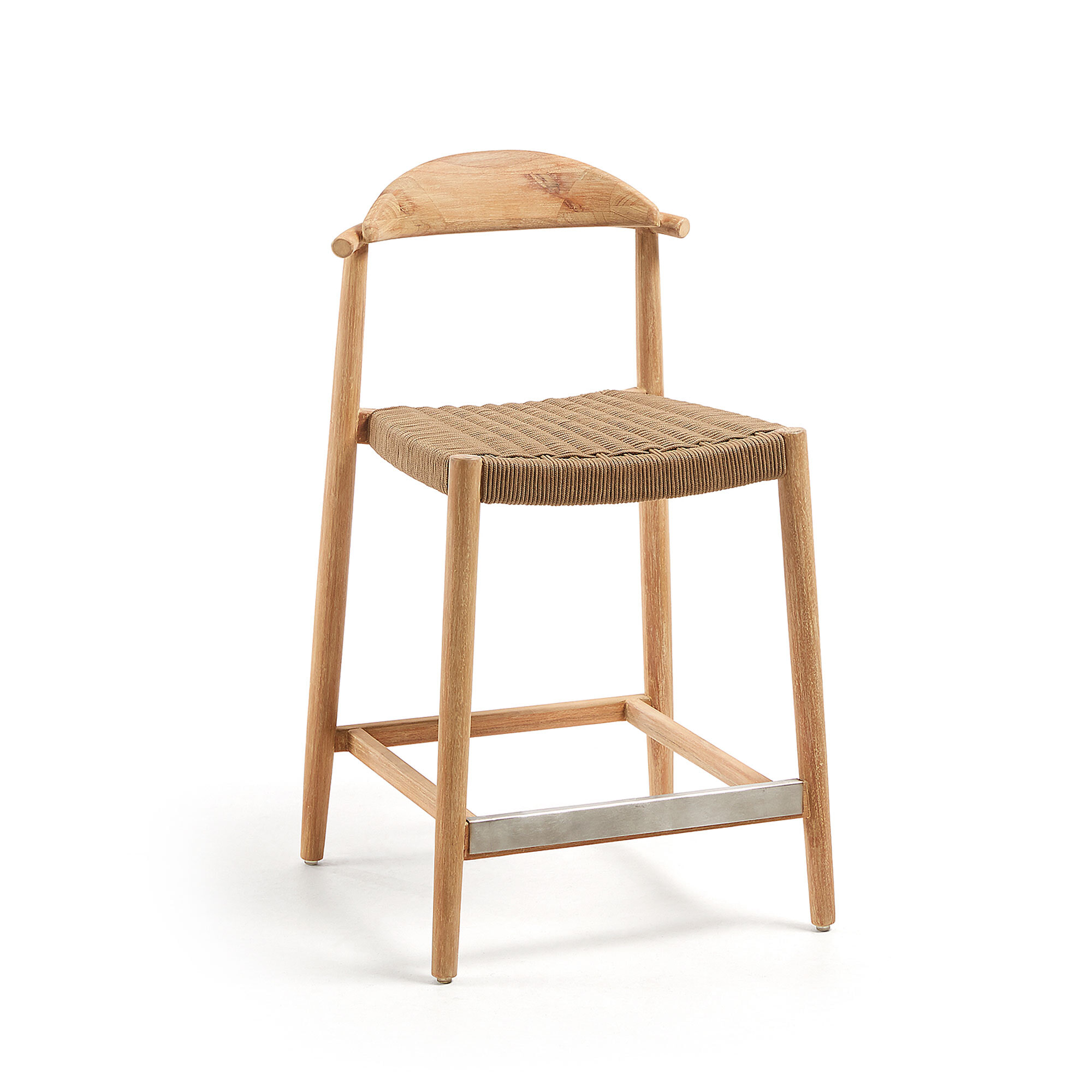 Kave Home Barkruk 'Nina' kleur Beige (zithoogte 62cm) | Kave Home