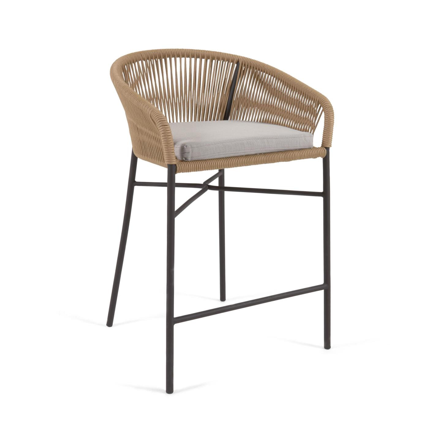 Kave Home Barkruk 'Yanet' kleur Beige (zithoogte 65cm) | Kave Home