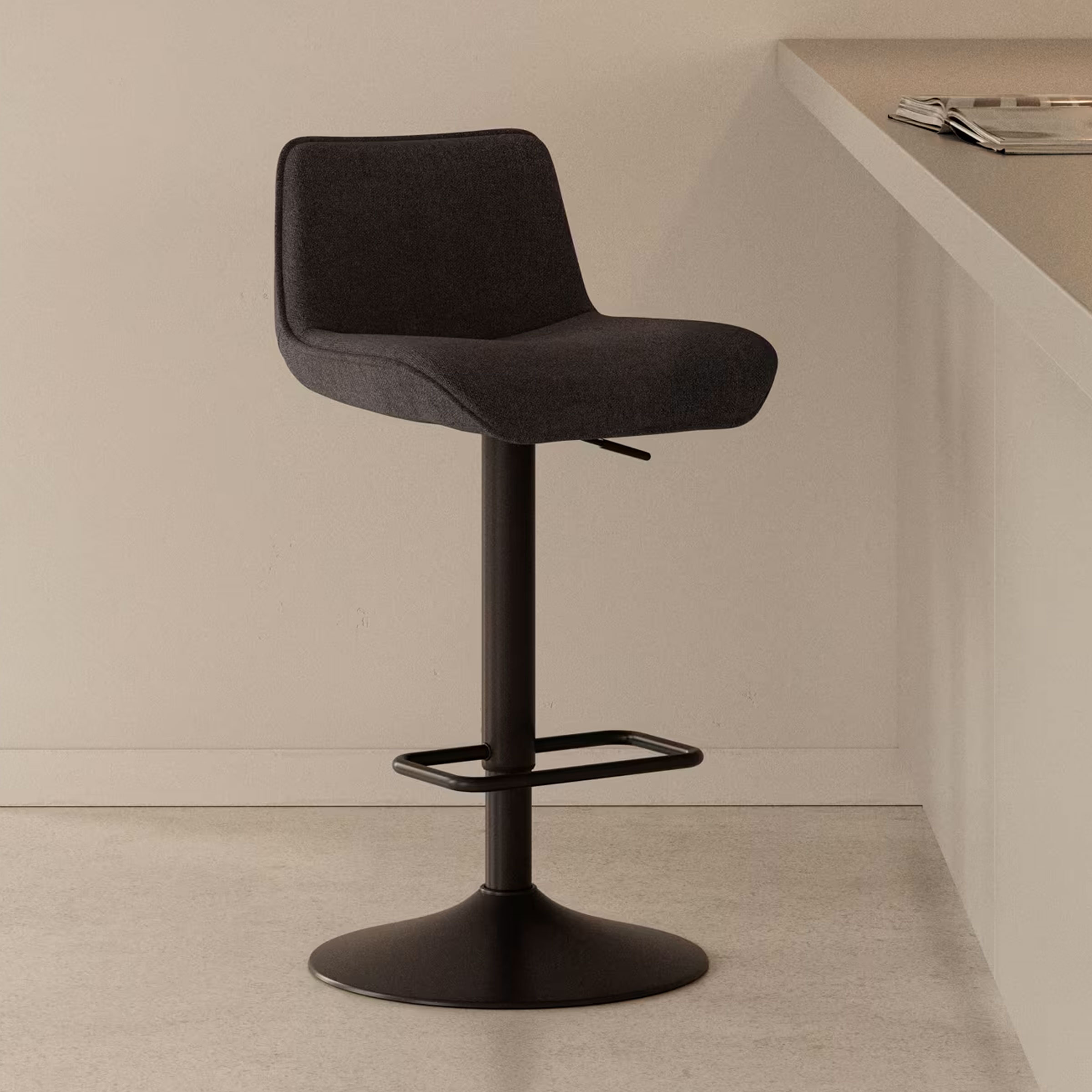 Kave Home Barkruk 'Zend' Chenille