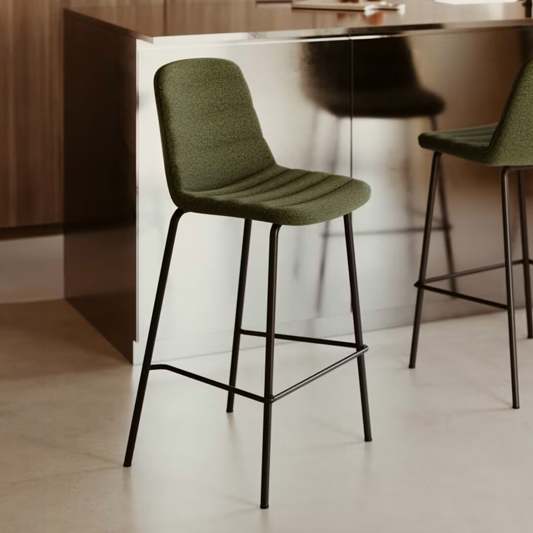Kave Home Barkruk 'Zunilda' Chenille