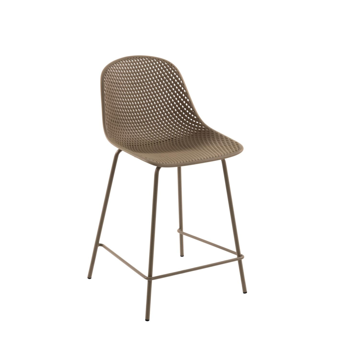 Kave Home Barstoel 'Quinby' kleur Beige (zithoogte 65cm) | Kave Home