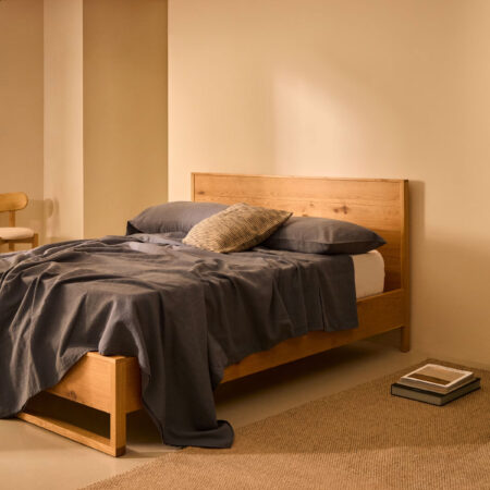 Kave Home Bed 'Alguema' Eiken