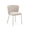 Kave Home Eetkamerstoel 'Ciselia' Chenille