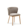 Kave Home Eetkamerstoel 'Ciselia' Chenille