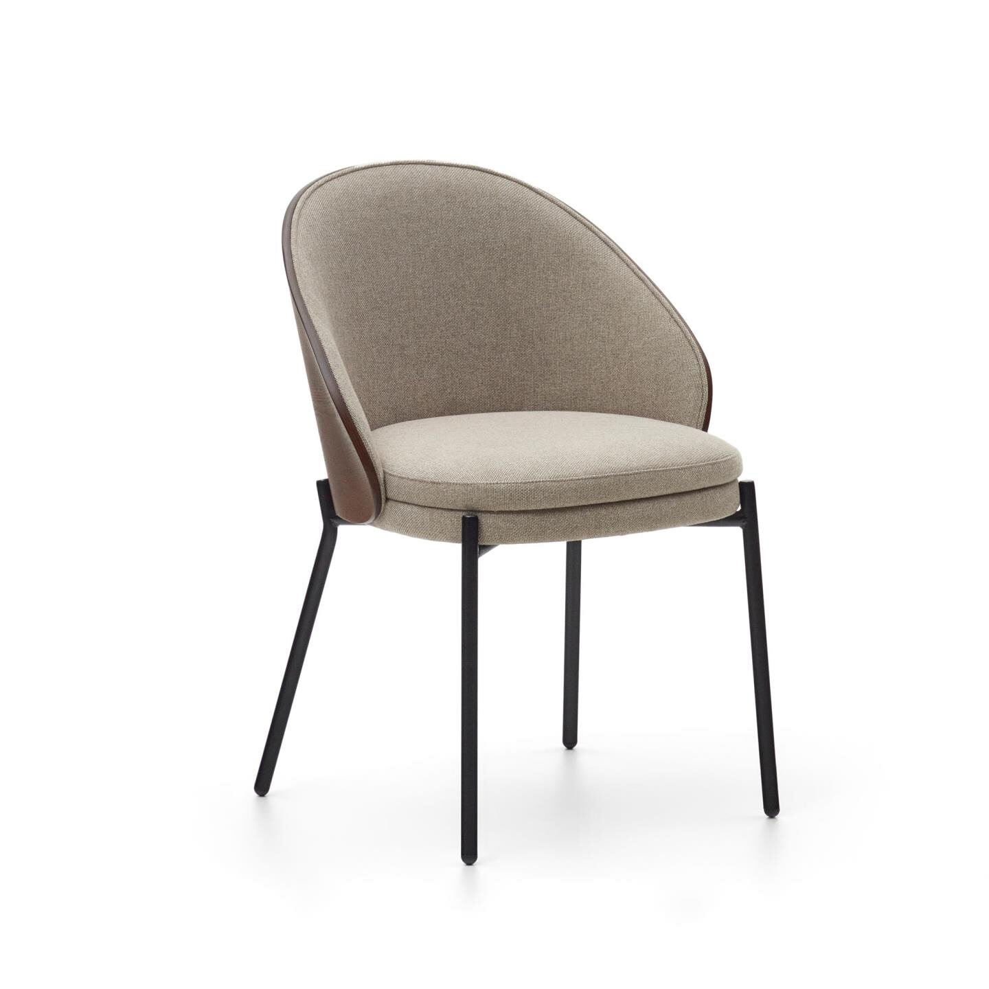 Kave Home Eetkamerstoel 'Eamy' Essenhout