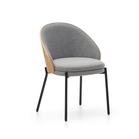 Kave Home Eetkamerstoel 'Eamy' Essenhout