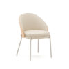 Kave Home Eetkamerstoel 'Eamy' Lederlook