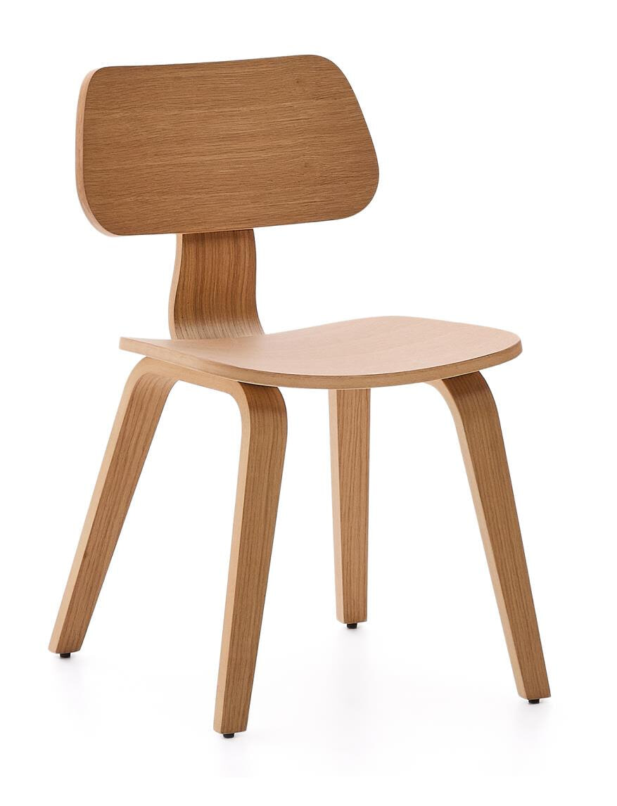 Kave Home Eetkamerstoel 'Gena' Eiken en rubberhout | Kave Home