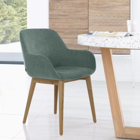 Kave Home Eetkamerstoel 'Konna' kleur Donkergroen | Kave Home