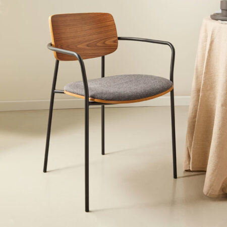 Kave Home Eetkamerstoel 'Maureen' kleur Walnoot | Kave Home