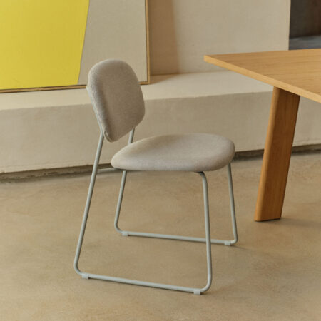 Kave Home Eetkamerstoel 'Meli' Chenille