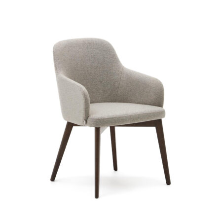 Kave Home Eetkamerstoel 'Nelida' Walnoot