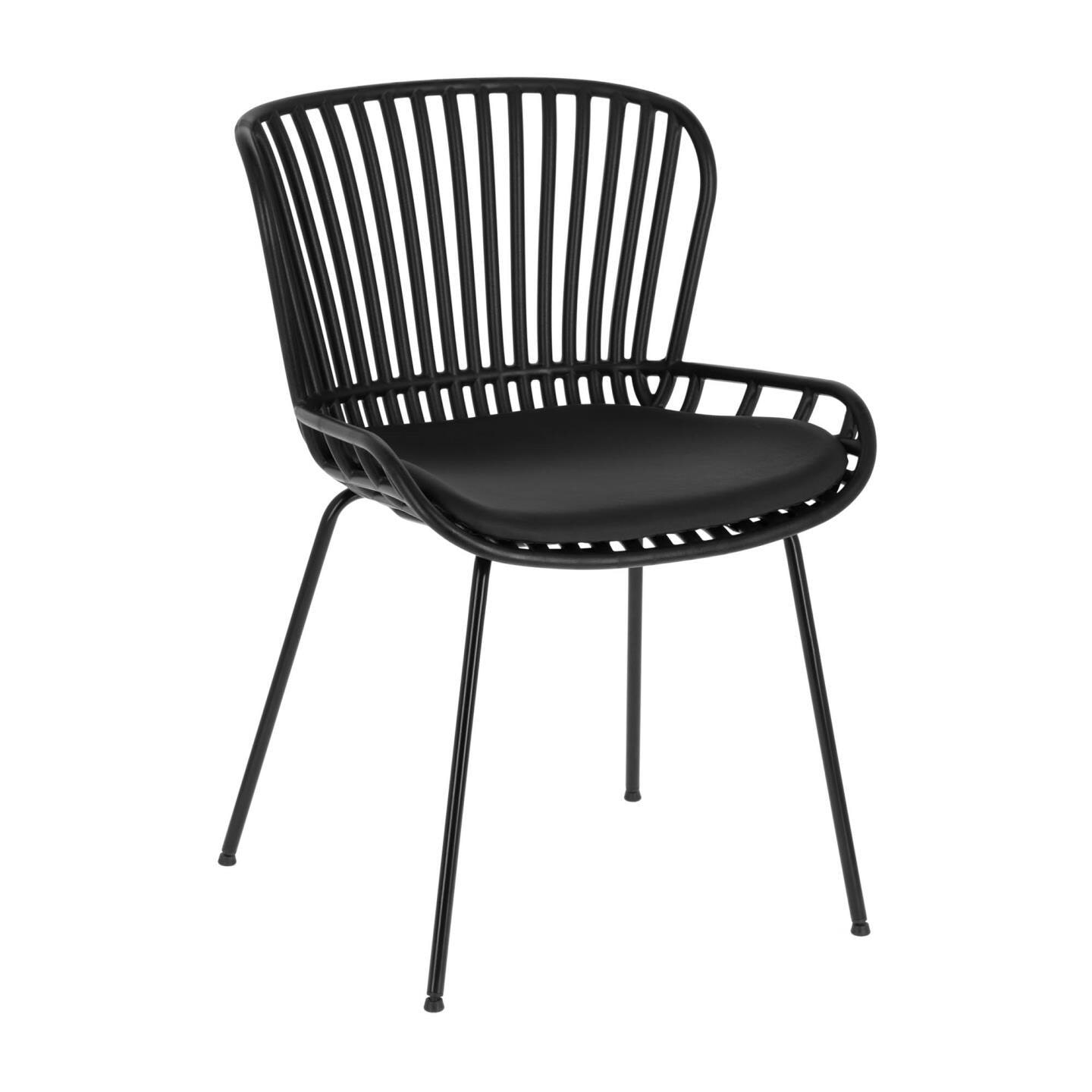 Kave Home Eetkamerstoel 'Surpik' kleur Zwart | Kave Home